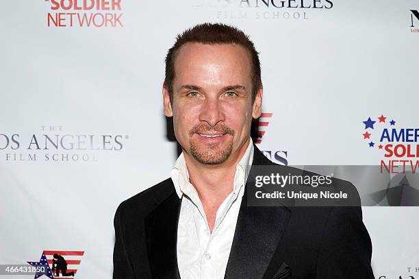 Actor Colin Cunningham attends the Salute to Heroes Service Gala to benefit the National Foundation for Military Family Support at The Majestic...