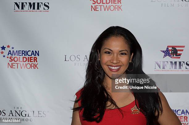 Miss America 2001 Angela Baraquio attends the Salute to Heroes Service Gala to benefit the National Foundation for Military Family Support at The...