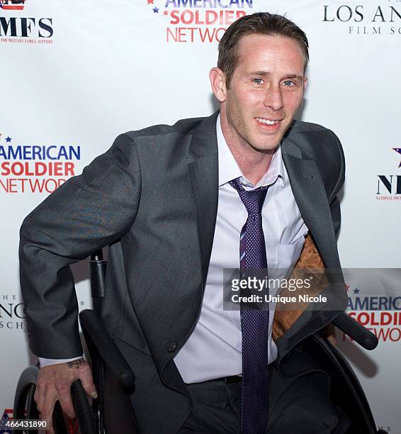 Actor Bryan Anderson attends the Salute to Heroes Service Gala to benefit the National Foundation for Military Family Support at The Majestic...