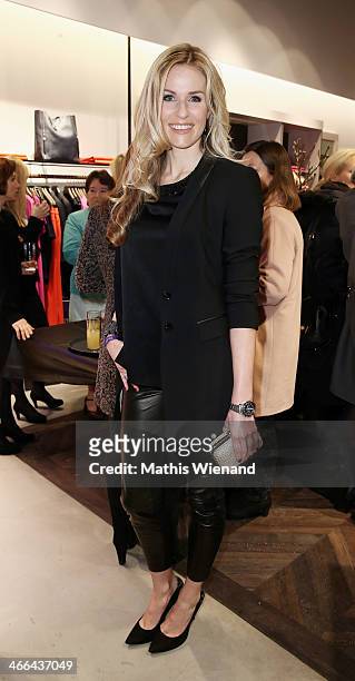Eve Scheer attends the Laurel store opening on February 1, 2014 in Dusseldorf, Germany.