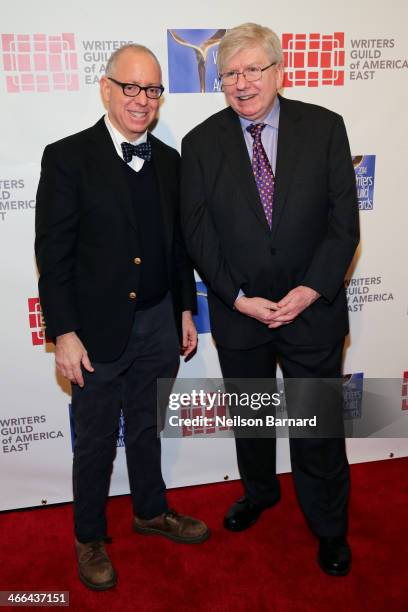 Writer James Schamus and President of the Writers Guild of America, East Michael Winship attend The 66th Annual Writers Guild Awards East Coast...