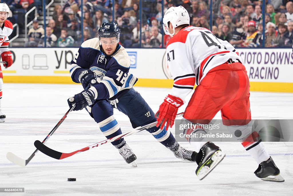 Carolina Hurricanes v Columbus Blue Jackets