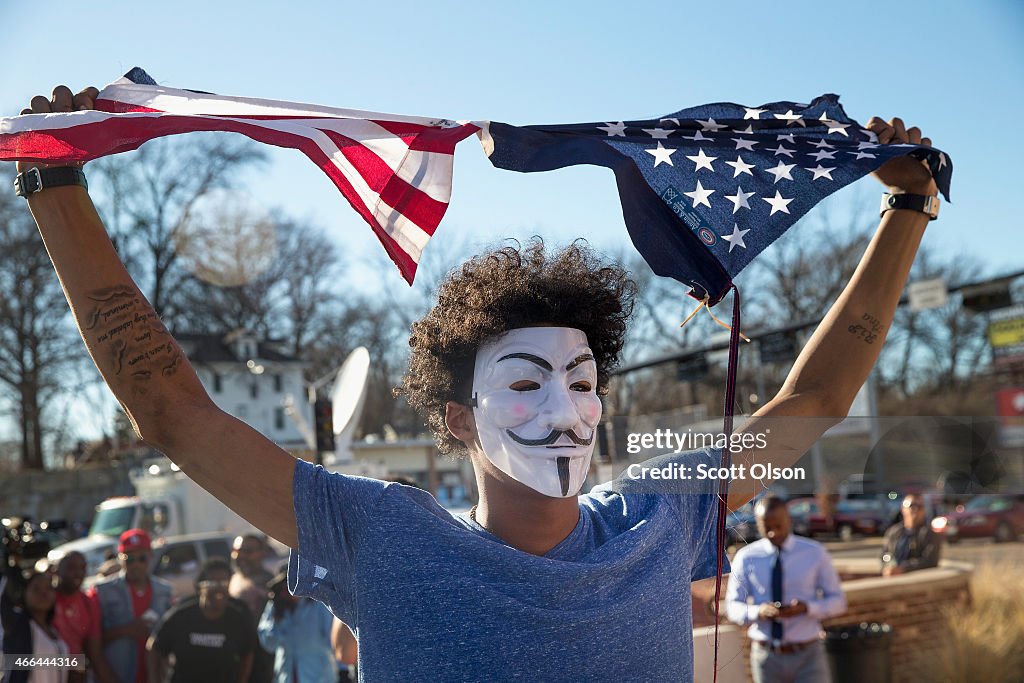 Protests Resume After Arrest Of 20-Year-Old Man In Police Shootings