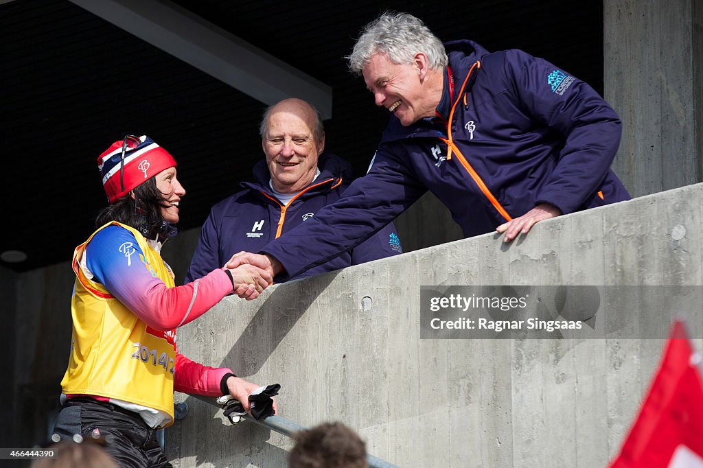 Norwegian Royals Attend Holmenkollen FIS World Cup Nordic in Oslo