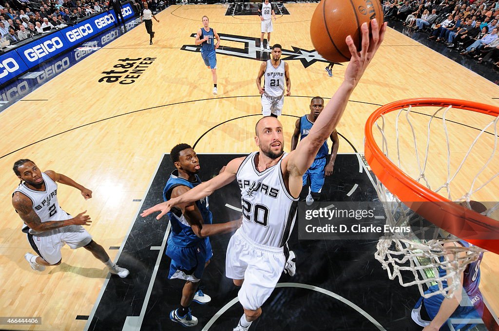 Minnesota Timberwolves v San Antonio Spurs