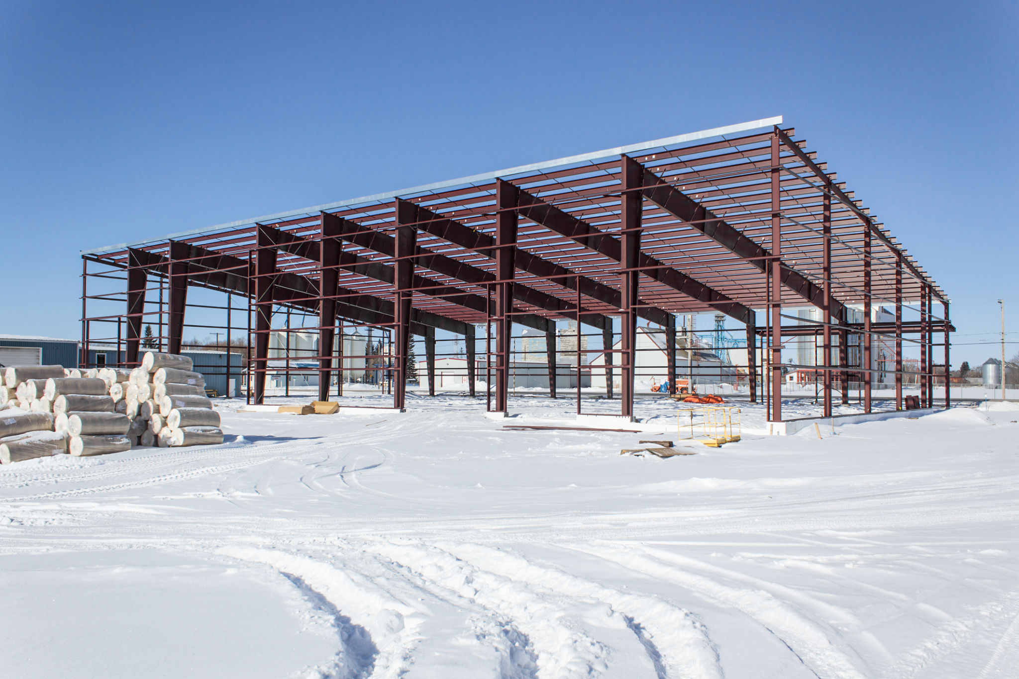 winter metal structure