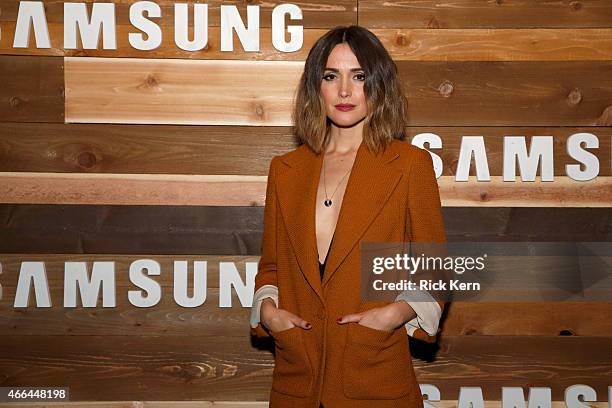 Actress Rose Byrne attends an intimate cocktail party for cast of RADiUS' "Adult Beginners," hosted by Samsung and InStyle, at SXSW on March 15, 2015...