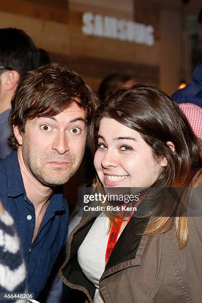 Actor Mark Duplass and guest attend an intimate cocktail party for cast of RADiUS' "Adult Beginners," hosted by Samsung and InStyle, at SXSW on March...