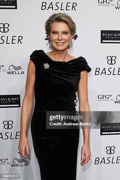 Stephanie von Pfuel attends the Basler fashion show on February 1, 2014 in Dusseldorf, Germany.