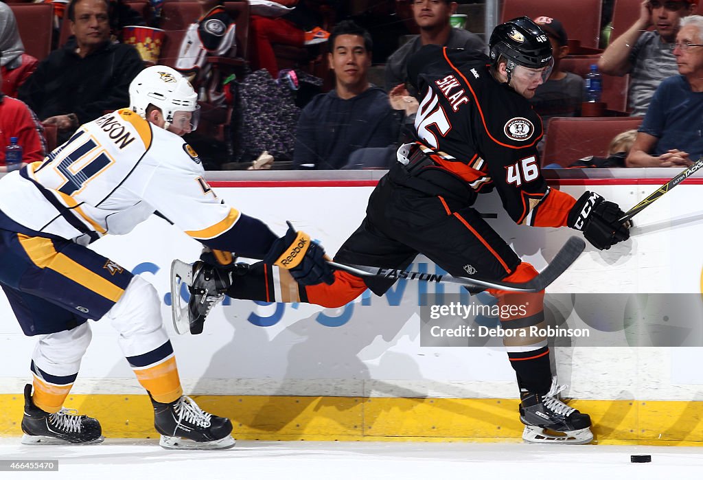 Nashville Predators v Anaheim Ducks