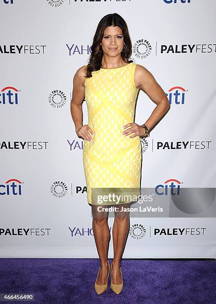 Actress Andrea Navedo attends the "Jane The Virgin" event at the 32nd annual PaleyFest at Dolby Theatre on March 15, 2015 in Hollywood, California.