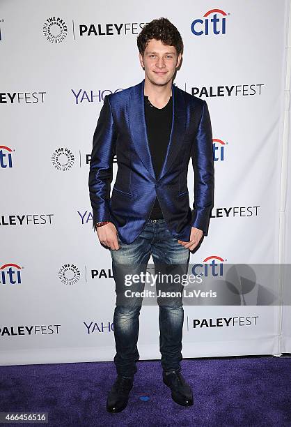 Actor Brett Dier attends the "Jane The Virgin" event at the 32nd annual PaleyFest at Dolby Theatre on March 15, 2015 in Hollywood, California.