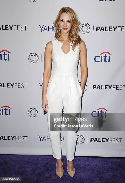 Actress Yael Grobglas attends the "Jane The Virgin" event at the 32nd annual PaleyFest at Dolby Theatre on March 15, 2015 in Hollywood, California.