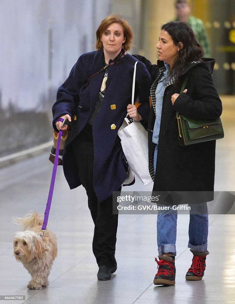 Celebrity Sightings In New York - March 15, 2015