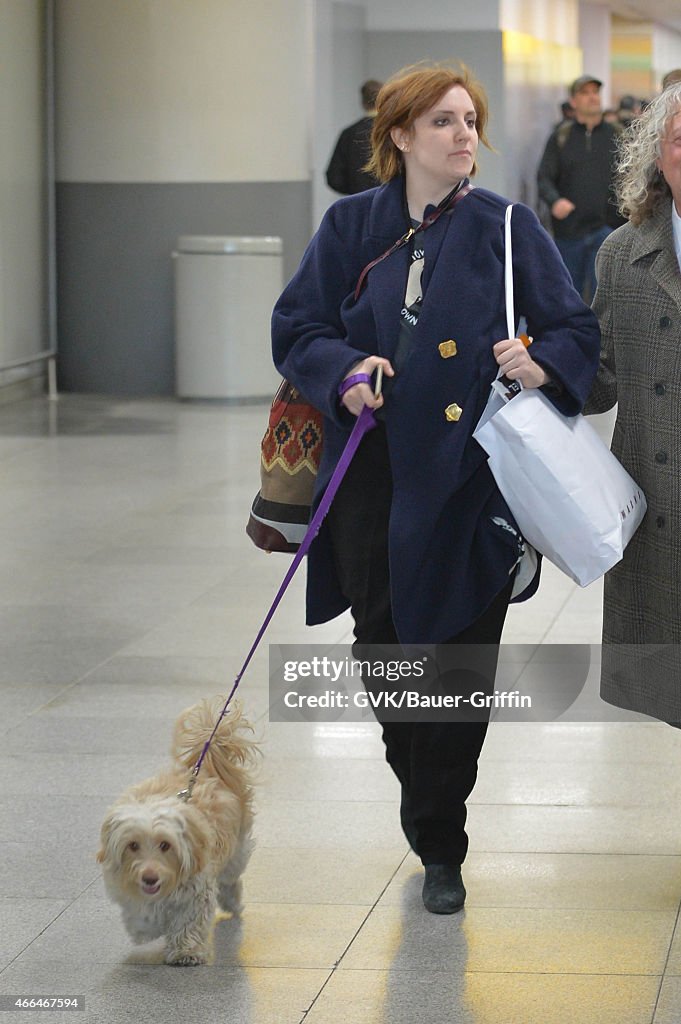 Celebrity Sightings In New York - March 15, 2015