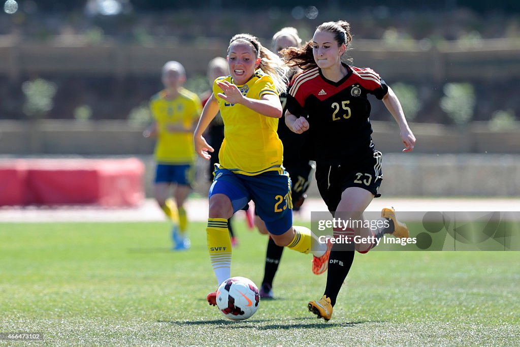 Sweden v Germany - Women's Algarve Cup 2015 3rd Place Match