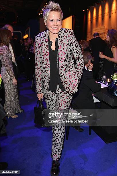 Inka Bause attends the after show party of Goldene Kamera 2014 Hangar 7 at Tempelhof Airport on February 1, 2014 in Berlin, Germany.