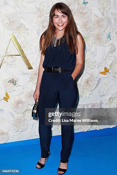 Chloe Boreham arrives at the Australian premiere of Disney's Cinderella at the State Theatre on March 15, 2015 in Sydney, Australia.