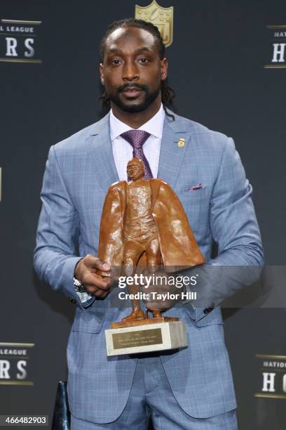 Chicago Bears cornerback Charles Tillman wins the Walter Payton NFL Man of the Year at the 3rd Annual NFL Honors at Radio City Music Hall on February...