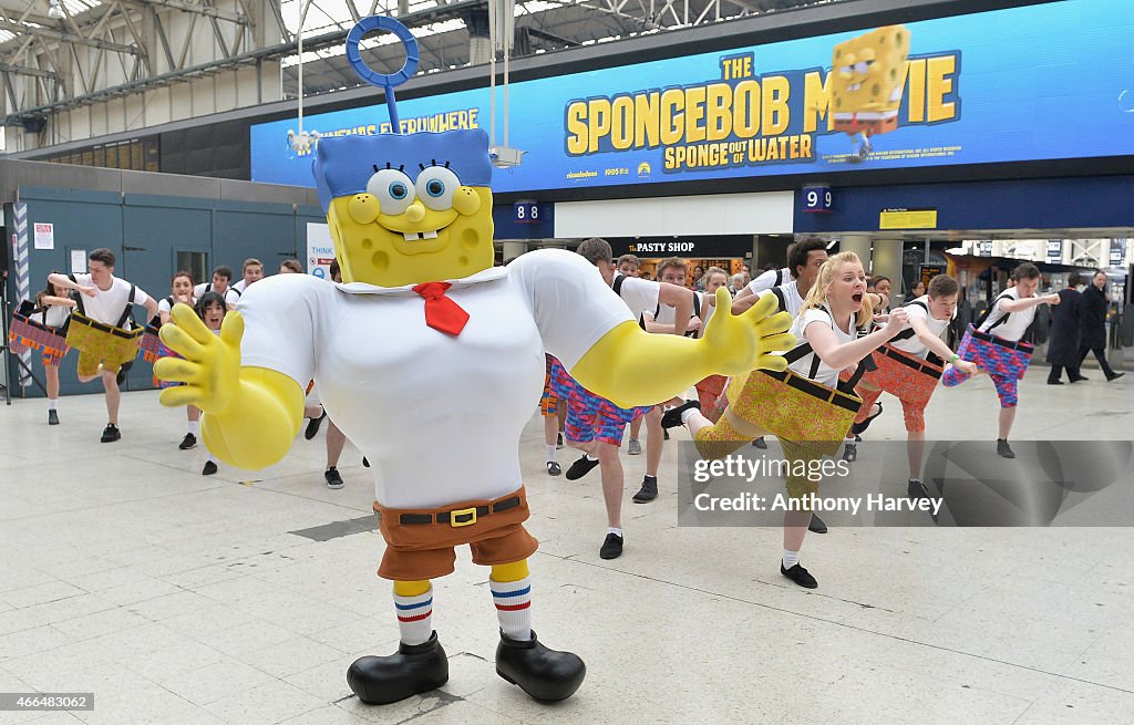 Special Performance To Promote The UK Release of "The Spongebob Movie: Sponge Out Of Water"