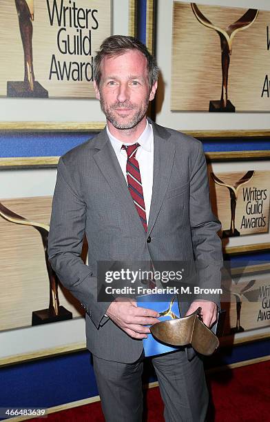 Writer Spike Jonze is honored during the 2014 Writers Guild Awards L.A. Ceremony at the JW Marriott Los Angeles at L.A. LIVE on February 1, 2014 in...
