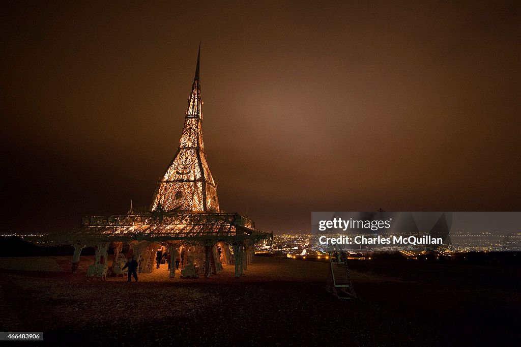 Burning Man Artist David Best Creates The Temple In Derry