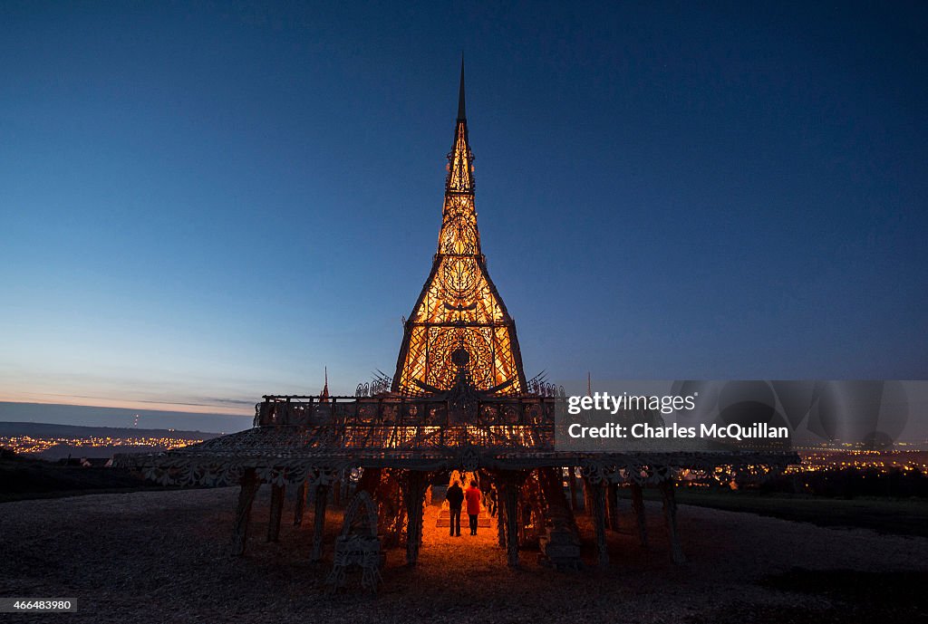 Burning Man Artist David Best Creates The Temple In Derry