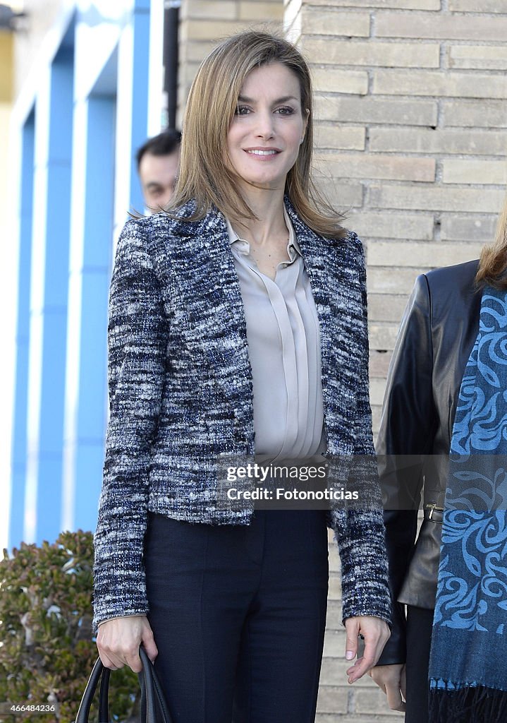 Queen Letizia of Spain Attends a Meeting With UNICEF Spain