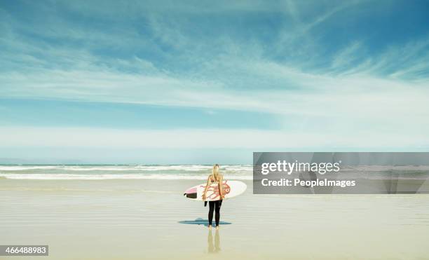 staring out at the breakers - peopleimages stock pictures, royalty-free photos & images