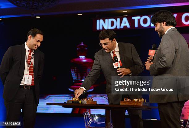 India chess Champion Viswanathan Anand at India today Conclave 2015.