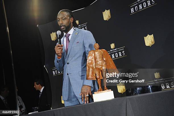 Recipient of the Walter Payton Man of the Year Award, Charles Tillman attends the 3rd Annual NFL Honors at Radio City Music Hall on February 1, 2014...