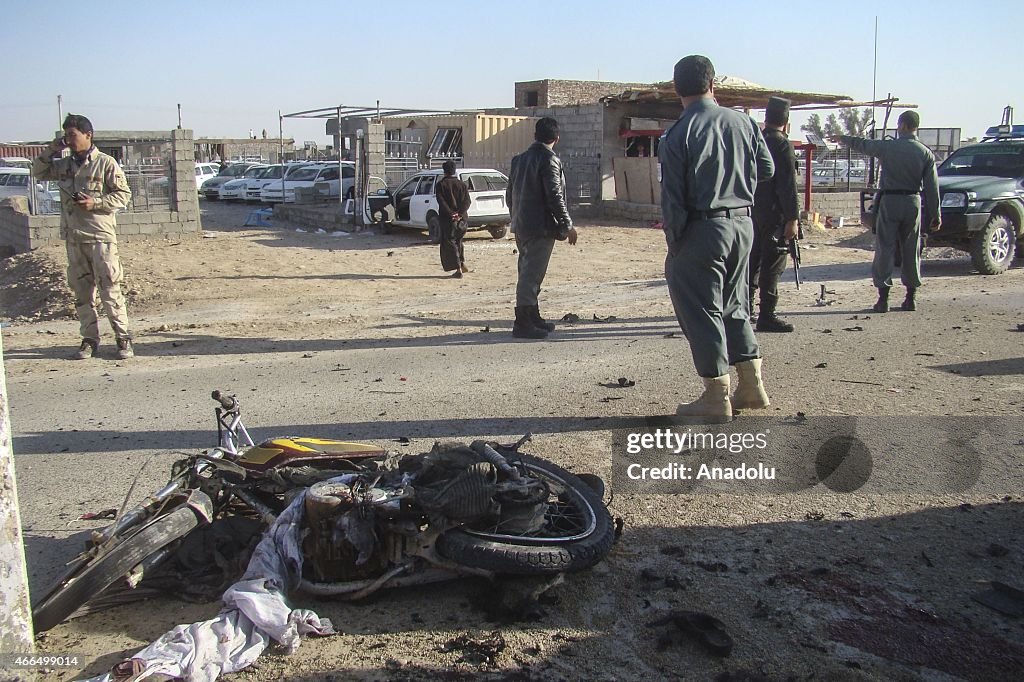 Suicide attack in southern Afghanistan