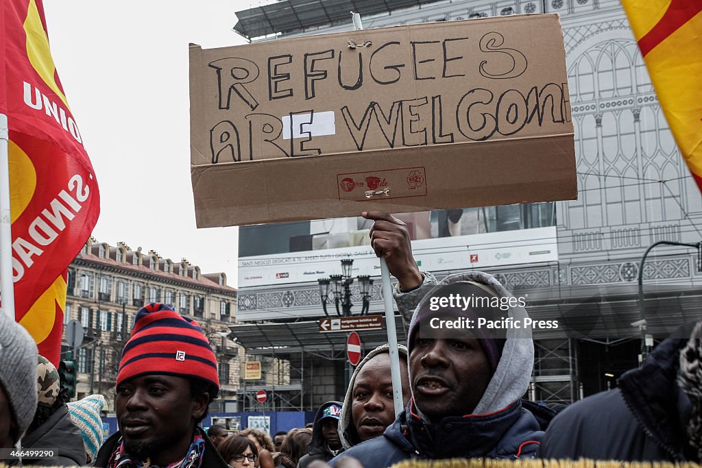 The 750 refugees who occupy the buildings of ex MOI (ex...