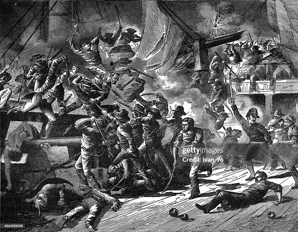 Captain Paul Jones, Captures the Serapis