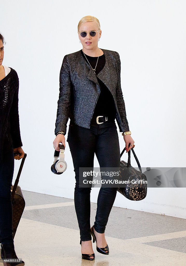 Celebrity Sightings In Los Angeles - February 01, 2014