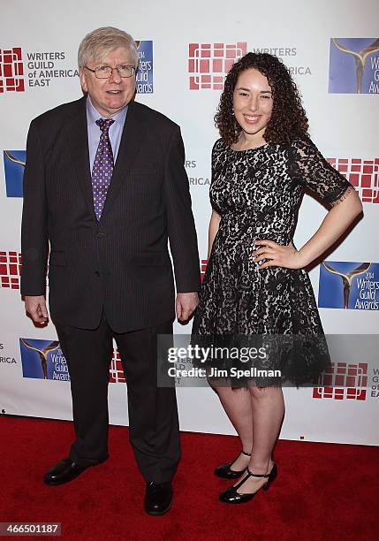 President of the Writers Guild of America, East Michael Winship and Rachel Baye attend The 66th Annual Writers Guild Awards East Coast Ceremony at...