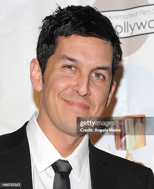 Storyboard artist Eric Favela arrives at the 41st Annual Annie Awards at Royce Hall, UCLA on February 1, 2014 in Westwood, California.