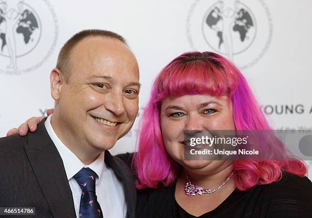 Keith Coogan and spouse Kristen 'Pinky' Shean attend the 36th annual Young Artist Awards at Sportsmens Lodge on March 15, 2015 in Studio City,...