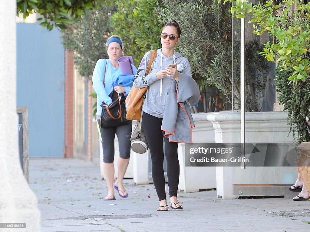 Celebrity Sightings In Los Angeles - March 16, 2015
