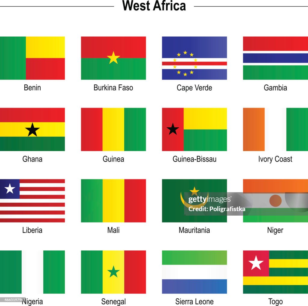 Flags - West Africa