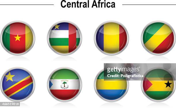 ilustrações de stock, clip art, desenhos animados e ícones de bandeiras-áfrica central - bandeira dos camarões