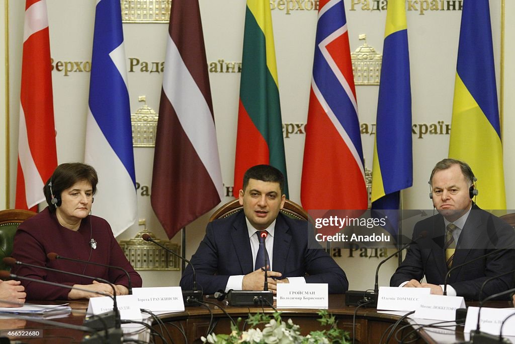 Meeting of the heads of the Parliaments of the Nordic and Baltic countries in Kiev