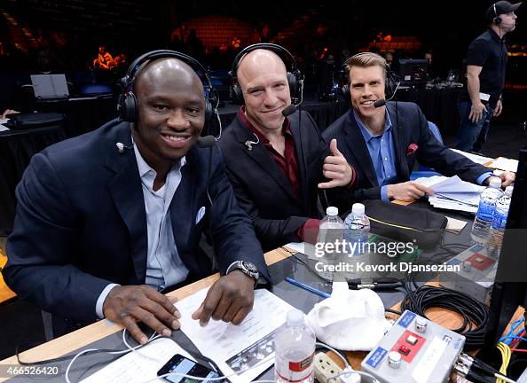 Colour Commentators Spike TV commentators color analysts boxer Antonio Tarvor Jimmy Smith ...