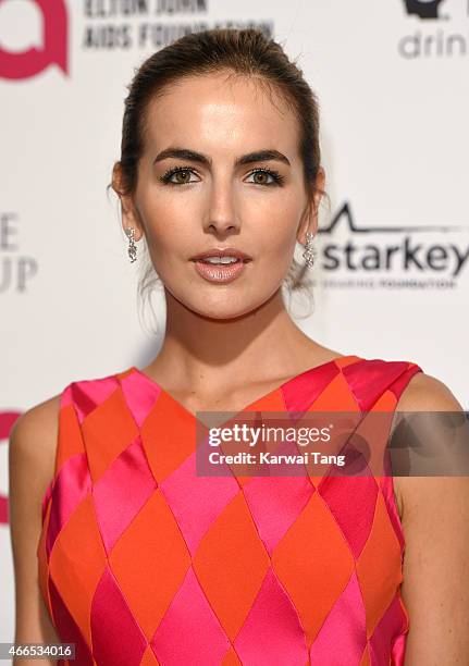 Camilla Belle attends the Elton John AIDS Foundation's 23rd annual Academy Awards Viewing Party at The City of West Hollywood Park on February 22,...