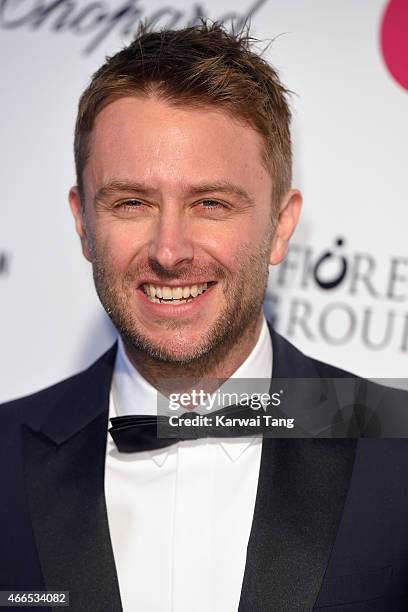 Chris Hardwick attends the Elton John AIDS Foundation's 23rd annual Academy Awards Viewing Party at The City of West Hollywood Park on February 22,...