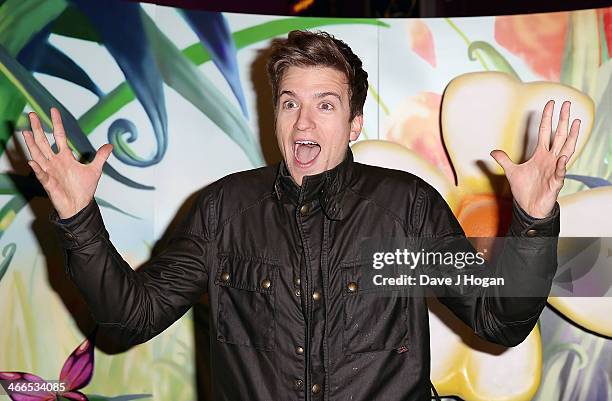 Greg James attends a VIP Gala screening of "Tinker Bell and the Pirate Fairy" at Vue West End on February 2, 2014 in London, England.