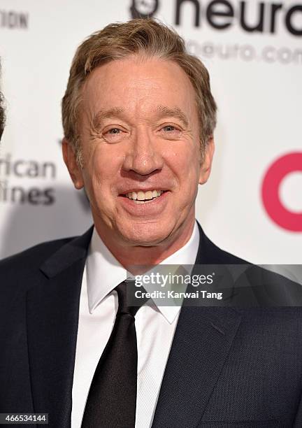 Tim Allen attends the Elton John AIDS Foundation's 23rd annual Academy Awards Viewing Party at The City of West Hollywood Park on February 22, 2015...