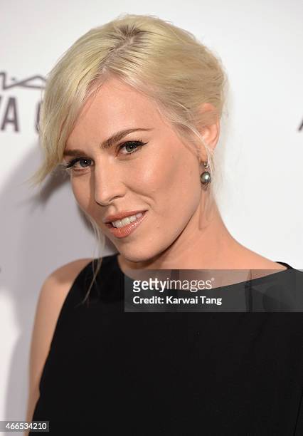 Natasha Bedingfield attends the Elton John AIDS Foundation's 23rd annual Academy Awards Viewing Party at The City of West Hollywood Park on February...