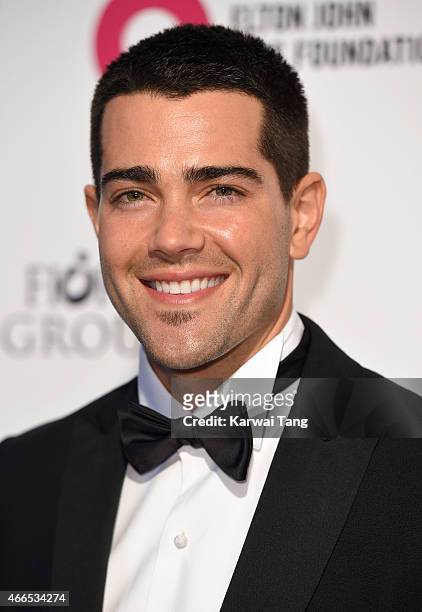 Jesse Metcalfe attends the Elton John AIDS Foundation's 23rd annual Academy Awards Viewing Party at The City of West Hollywood Park on February 22,...