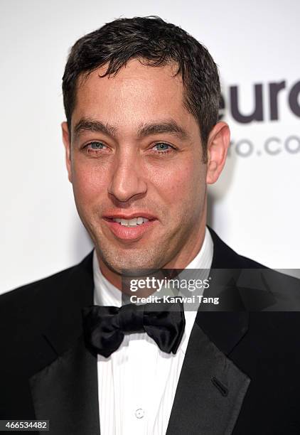 Nick Loeb attends the Elton John AIDS Foundation's 23rd annual Academy Awards Viewing Party at The City of West Hollywood Park on February 22, 2015...